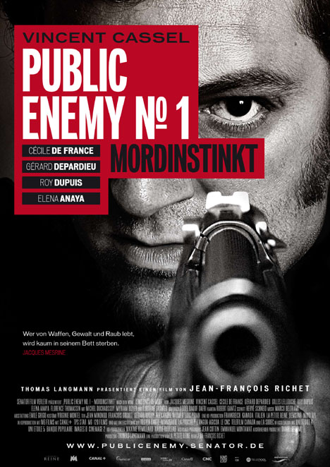 Filmplakat Public Enemy No. 1 - Mordinstinkt