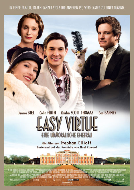 Filmplakat Easy Virtue - Eine unmoralische Ehefrau