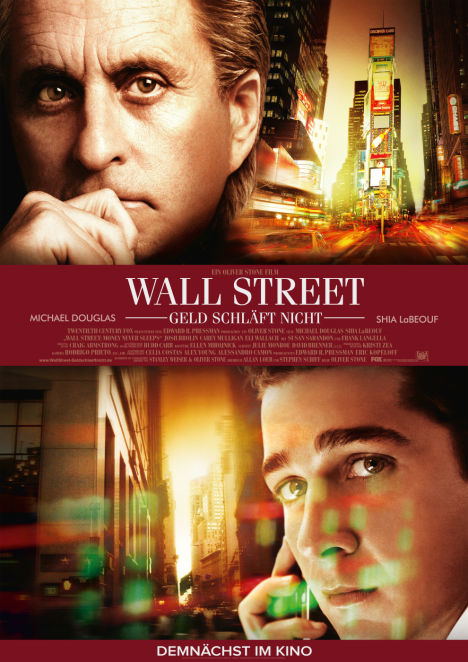 Filmplakat Wall Street: Geld schläft nicht