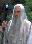 Christopher Lee als Saruman