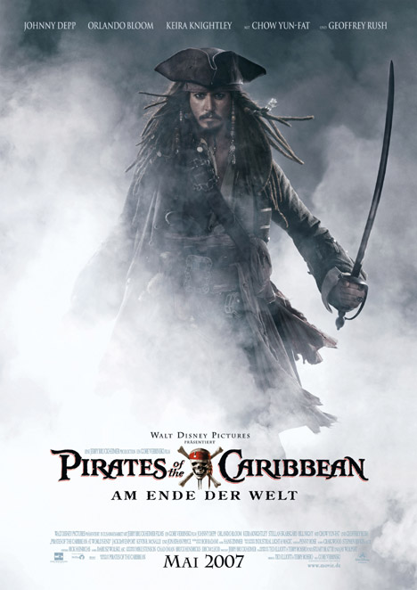 Filmplakat Pirates of the Caribbean - Am Ende der Welt