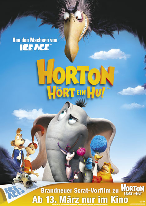 Filmplakat Horton hört ein Hu