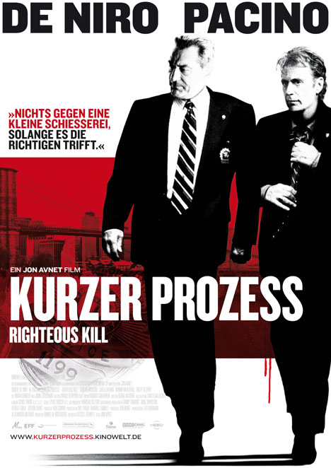 Filmplakat Kurzer Prozess - Righteous Kill