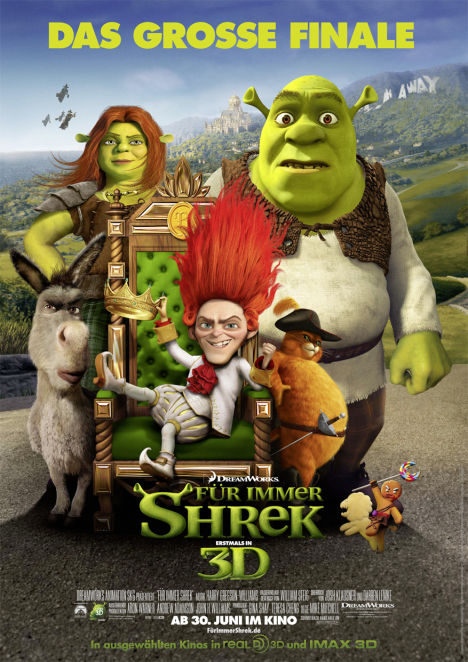 Filmplakat Für immer Shrek