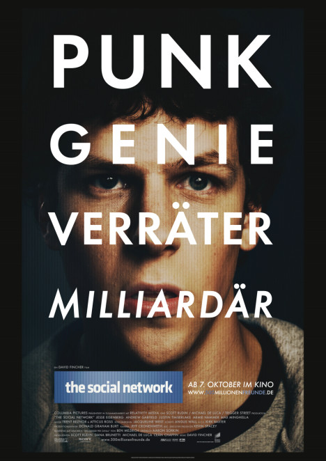 Filmplakat The Social Network