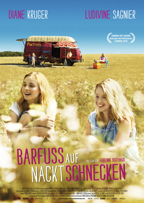 Filmplakat Barfuß auf Nacktschnecken