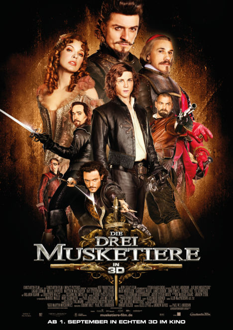 Filmplakat Die drei Musketiere