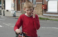 Der Junge mit dem Fahrrad
