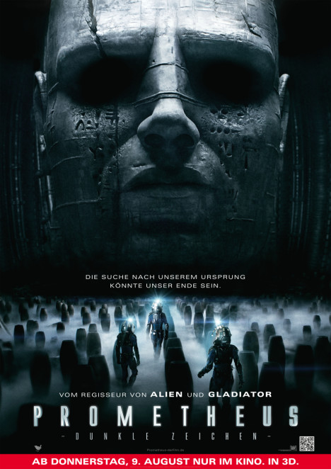 Filmplakat Prometheus - Dunkle Zeichen