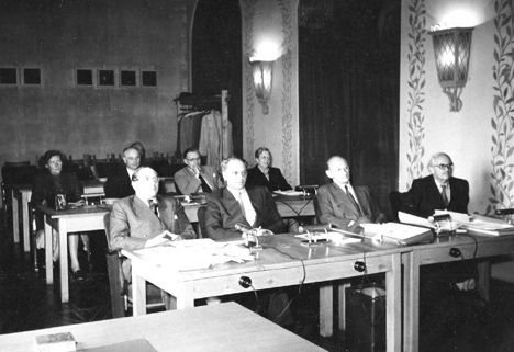 Der Arbeitsausschuss damals ...